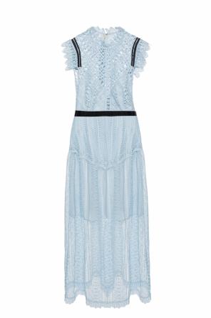 Lace-trimmed dress, zdjęcie 1 Lace-trimmed dress od Self Portrait
